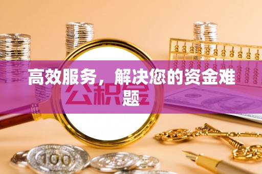 坪山新区高效服务，解决您的资金难题