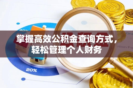 坪山新区掌握高效公积金查询方式，轻松管理个人财务