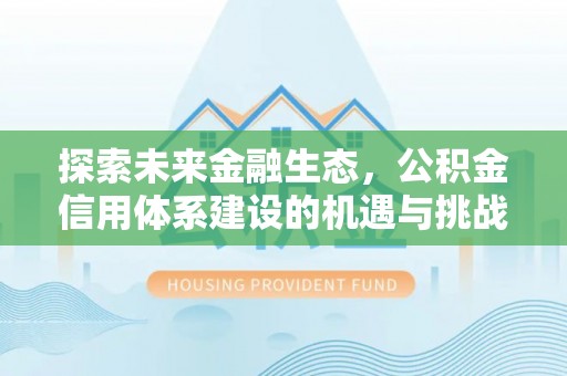 坪山新区探索未来金融生态，公积金信用体系建设的机遇与挑战