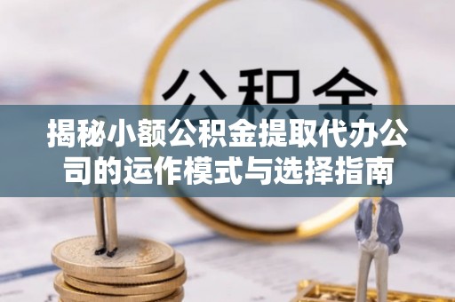 坪山新区揭秘小额公积金提取代办公司的运作模式与选择指南