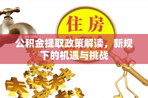 坪山新区公积金提取政策解读，新规下的机遇与挑战