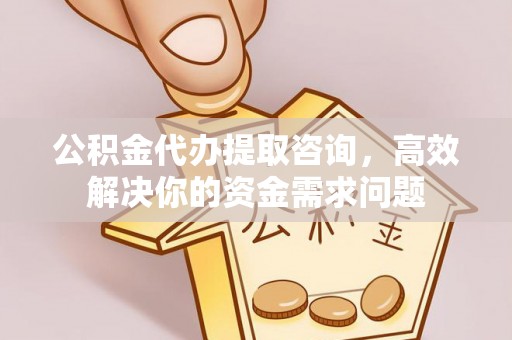 坪山新区公积金代办提取咨询，高效解决你的资金需求问题