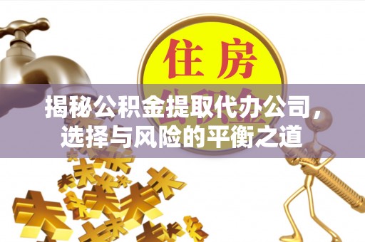 坪山新区揭秘公积金提取代办公司，选择与风险的平衡之道