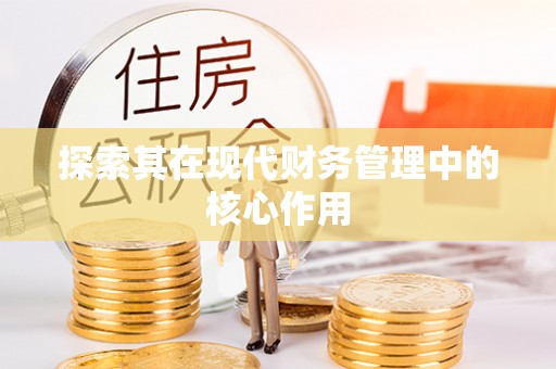 坪山新区探索其在现代财务管理中的核心作用