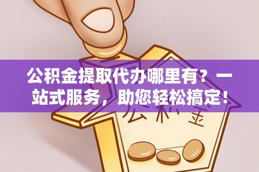 坪山新区公积金提取代办哪里有？一站式服务，助您轻松搞定！