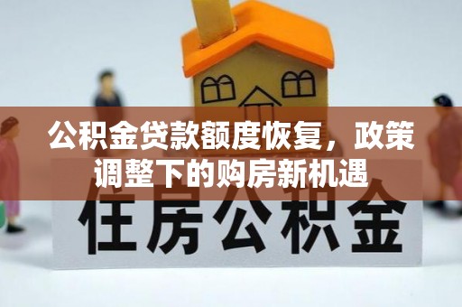 坪山新区公积金贷款额度恢复，政策调整下的购房新机遇