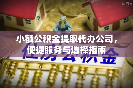 坪山新区小额公积金提取代办公司，便捷服务与选择指南