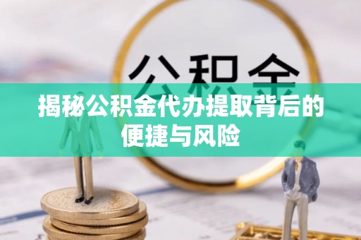 坪山新区揭秘公积金代办提取背后的便捷与风险