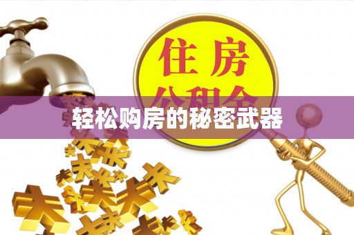 坪山新区轻松购房的秘密武器