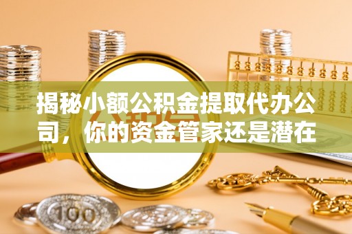 坪山新区揭秘小额公积金提取代办公司，你的资金管家还是潜在陷阱？