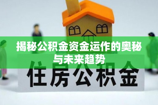 坪山新区揭秘公积金资金运作的奥秘与未来趋势